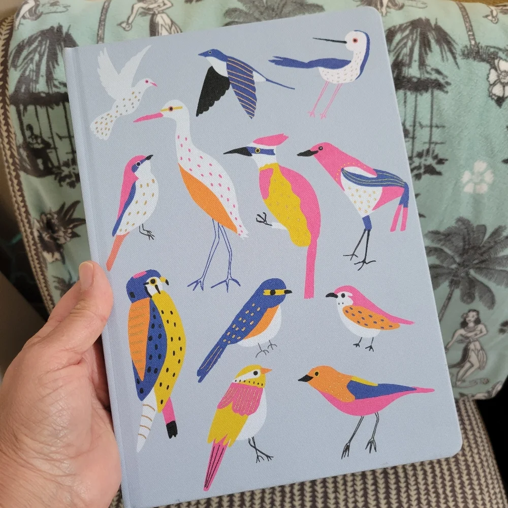 Threshold Journal with Colorful Bird Cover ~ GUC ~ Junk Journal ~  Planner